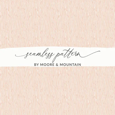 Gentle Seamless Pastel Blush Simple Modern Boho Seamless Digital