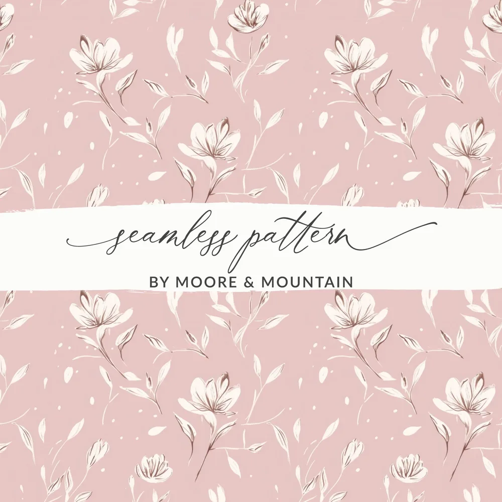 Floral Seamless Pattern by Moore & Mountain Design
