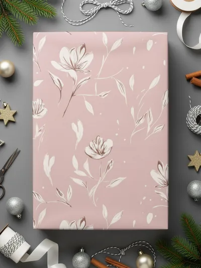 Floral Gift Wrap for Elegant Present Wrapping