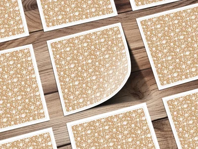Floral Patterned Paper Sheets for Craft Projects