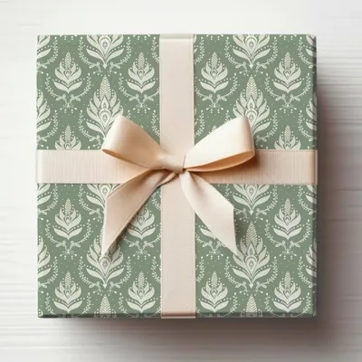 Elegant Gift Box with Decorative Pattern Design