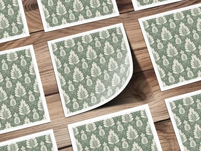 Botanical Leaf Pattern Design Art Print Product