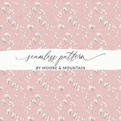 Gentle Seamless Pastel Simple Modern Boho Seamless Digital