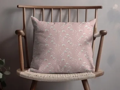 Floral Pattern Decorative Pillow for Home Decor