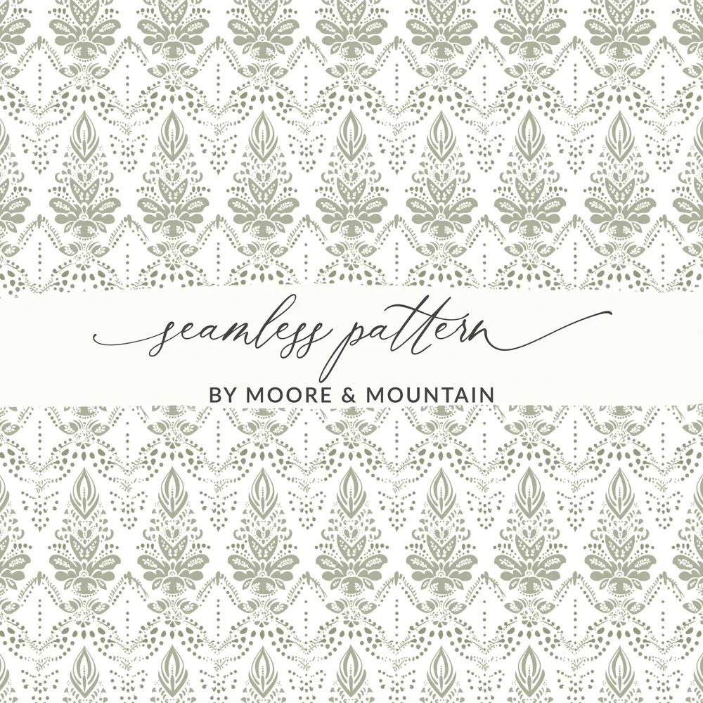 Intricate Seamless Pattern by Moore and Mountain