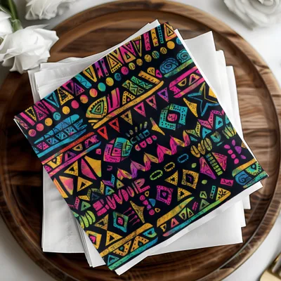 Colorful Geometric Pattern Print Home Decor Item