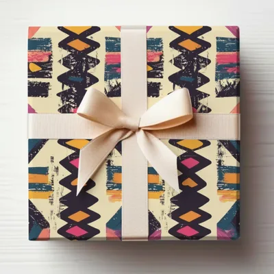 Colorful Geometric Pattern Decorative Gift Box