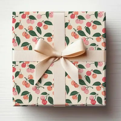 Elegant Cherry Blossom Wrapping Paper Gift Accessory