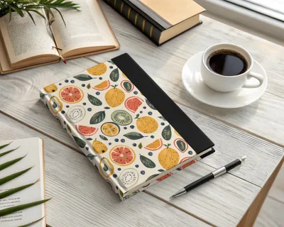 Colorful Fruit Pattern Journal for Creative Writing