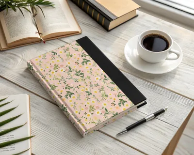 Floral Patterned Hardcover Journal for Everyday Writing