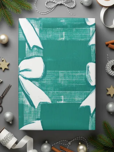 Green Bow Digital Paper, Seamless Pattern, Christmas, Wrapping Paper, Scrapbooking, Fabric Design, Digital Download, 12x12 JPEG - Moore and Mountain
