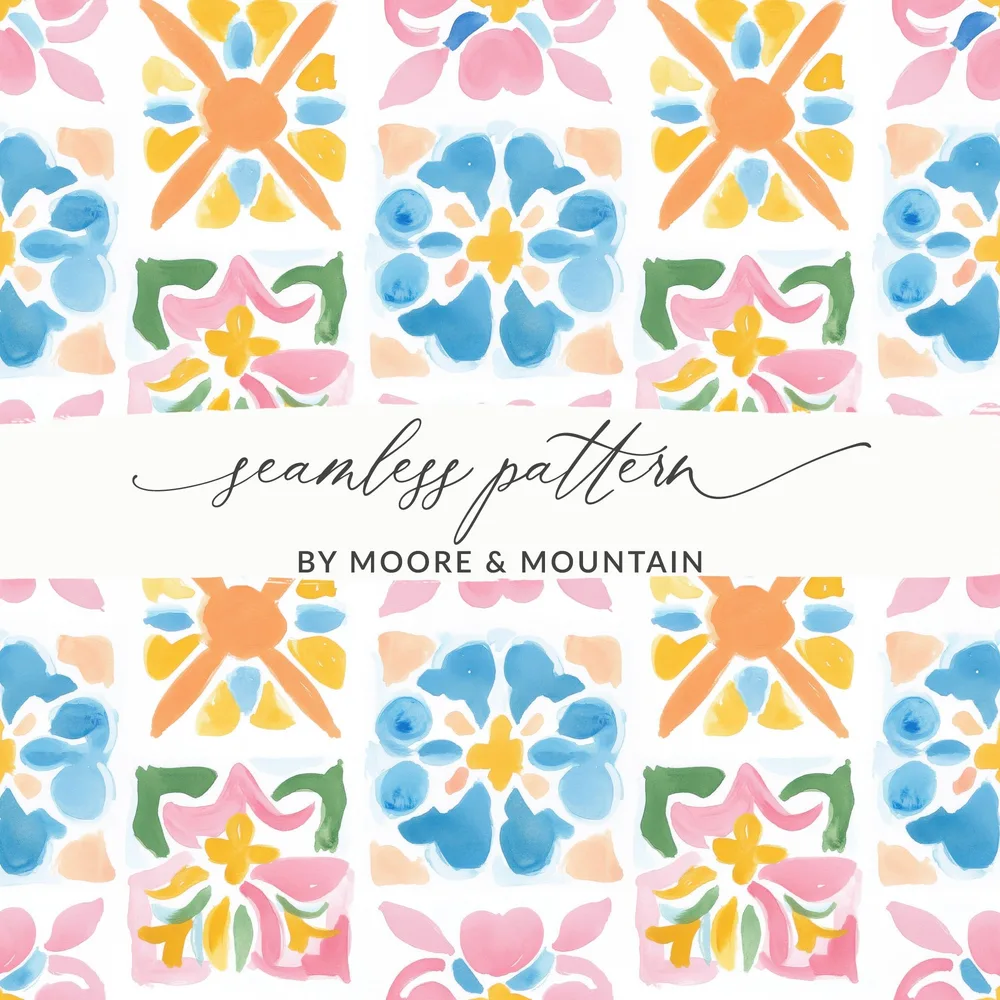 Colorful Abstract Pattern BY MOORE & MOUNTAIN product type