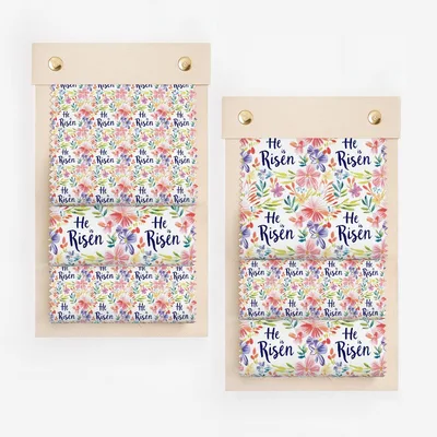 He is Risen Floral Design Christian Decor Wall Hanging