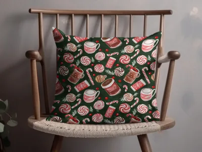 Holiday Treats Pattern Featuring Festive Sweets Digital - Moore and Mountain