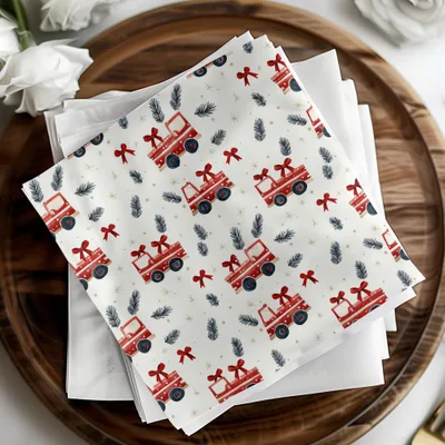 Holiday Truck Seamless Pattern, Christmas Truck Digital Paper, Festive Car Print, Vehicle Repeat Pattern, Winter Design, Christmas Digital - Moore and Mountain