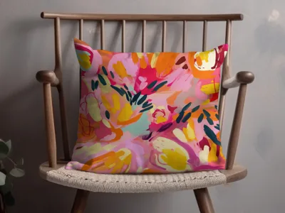 Colorful Abstract Art Decorative Cushion Pillow