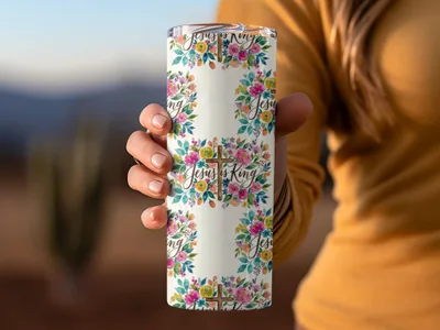 Jesus is King Floral Crosses Skinny Tumbler product type
Jesus is King
Christian Tumbler
Religious Gift
Floral Design
Cross Symbol
Faith Inspired
Inspirational Drinkware
Scripture Art
Watercolor Flowers
God Is Good
Spiritual Tumbler
Christian Living
Gift For Her
Coffee Tumbler
Travel Mug
Skinny Tumbler
Faith Based
Religious Tumbler
Christian Faith
Easter Gift