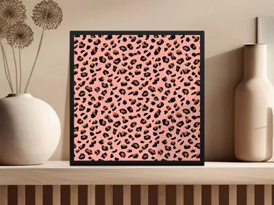 Leopard Print Digital Pattern, Pink Animal Print Paper, Seamless JPEG for Crafts, Fabric, Wallpaper, Digital Download - Moore and Mountain