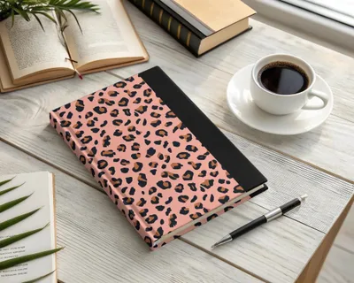 Leopard Print Digital Pattern, Pink Animal Print Paper, Seamless JPEG for Crafts, Fabric, Wallpaper, Digital Download - Moore and Mountain