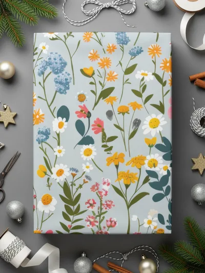 Floral Patterned Gift Wrapping Paper for All Occasions