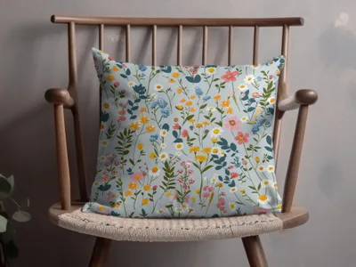 Colorful Floral Pattern Decorative Pillow for Your Home