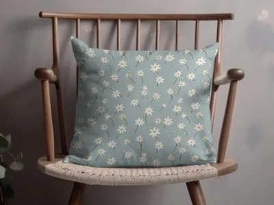 Floral Pattern Throw Pillow for Home Decor Cushion