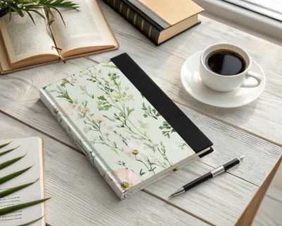 Light Blush Floral Delight Elegant Blossoms Patterned Watercolor Design - Moore and Mountain