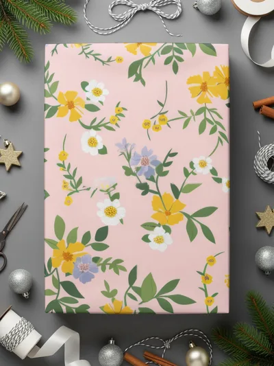 Floral and Botanical Pattern Decorative Wrap Paper