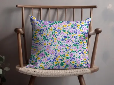 Colorful Floral Pattern Decorative Pillow product