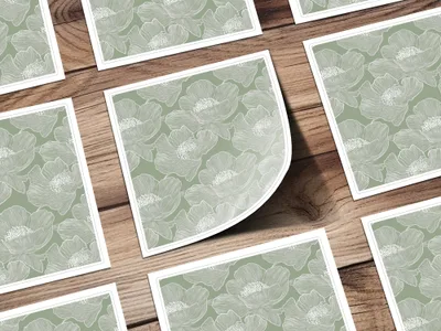 Elegant Floral Patterned Design Art Print