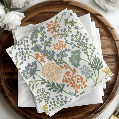 Matisse Seamless Floral Pattern Pastel Abstract Organic Leaves - Moore and Mountain