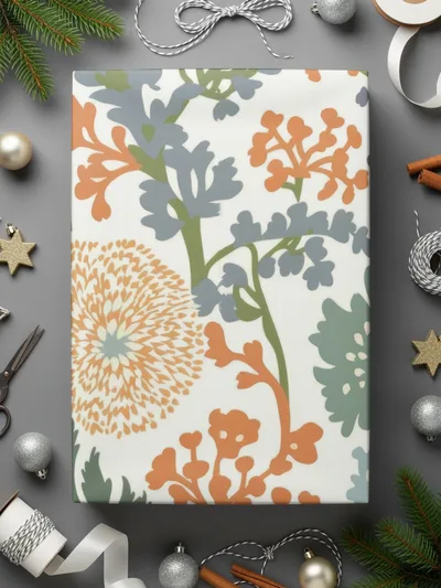 Matisse Seamless Floral Pattern Pastel Abstract Organic Leaves - Moore and Mountain