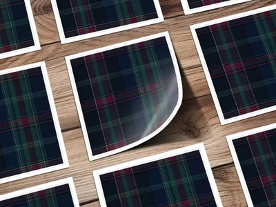 Men's Dark Moody and Stylish Scottish Tartan Background - Moore and Mountain