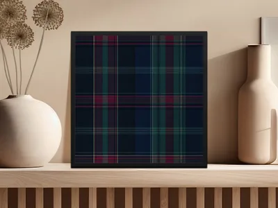 Men's Dark Moody and Stylish Scottish Tartan Background - Moore and Mountain