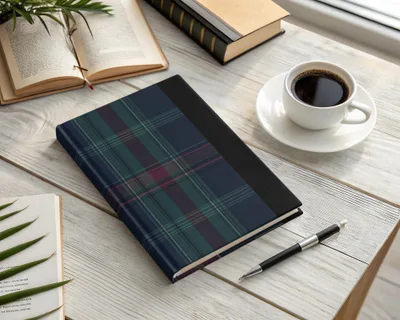 Men's Dark Moody and Stylish Scottish Tartan Background - Moore and Mountain