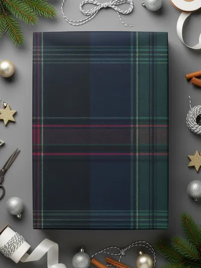 Men's Dark Moody and Stylish Scottish Tartan Background - Moore and Mountain