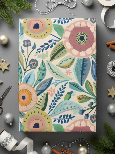 Mod Floral Delightful Blooms | Colorful Flower Digital Art - Moore and Mountain