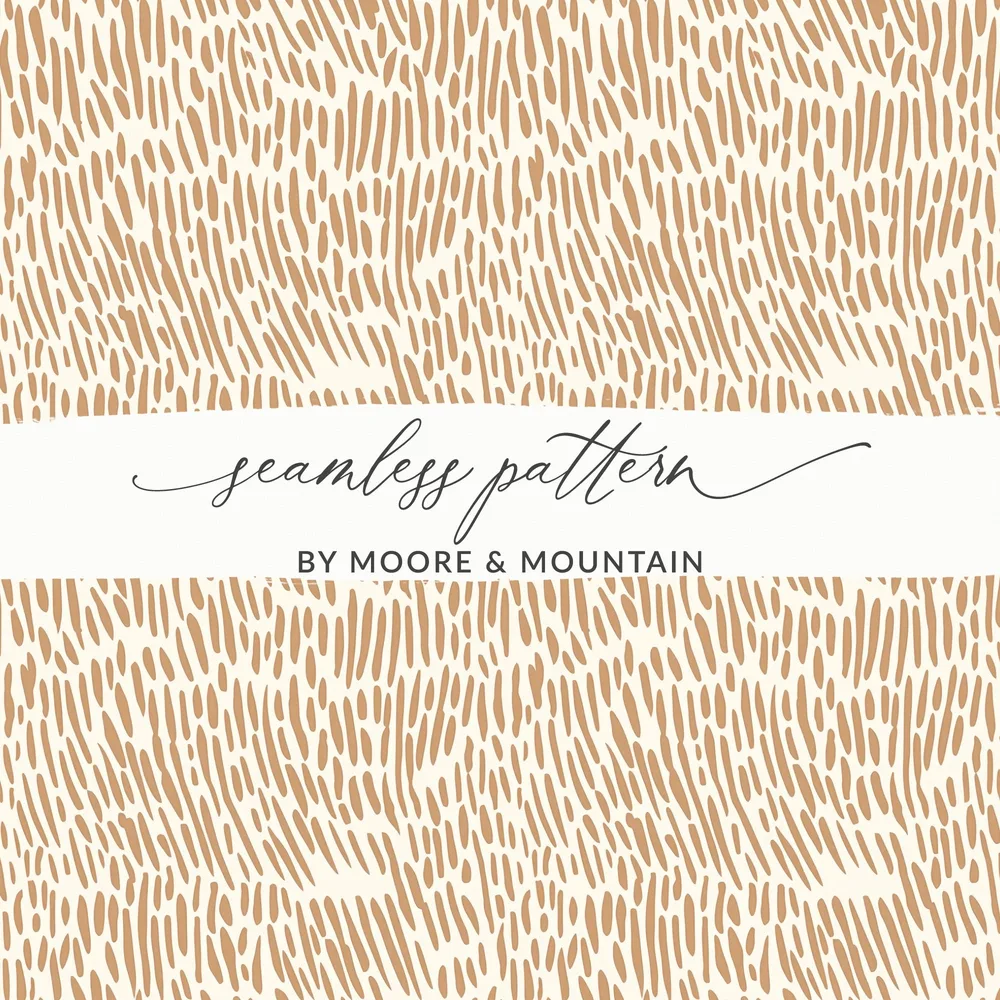 Moore and Mountain Seamless Pattern Design for Crafts