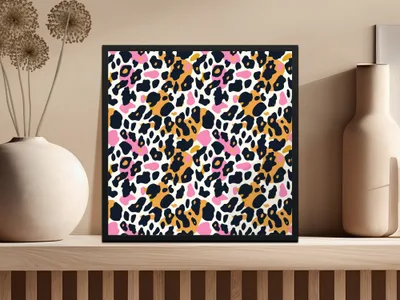 Vibrant Leopard Print Wall Art Decor for Stylish Spaces