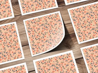Modern Ditsy Flower Pattern Floral Background Digital - Moore and Mountain