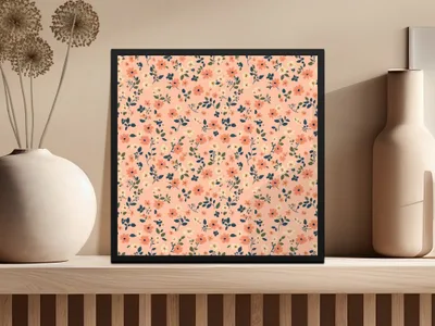Modern Ditsy Flower Pattern Floral Background Digital - Moore and Mountain