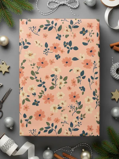 Modern Ditsy Flower Pattern Floral Background Digital - Moore and Mountain