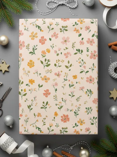 Modern Ditsy Flower Pattern Seamless Flower Repeat Digital - Moore and Mountain