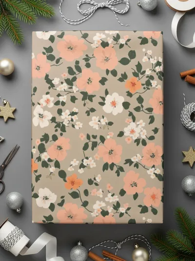 Modern Ditsy Flower Pattern with Floral Design Digital - Moore and Mountain