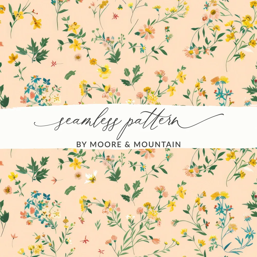 Seamless Pattern by Moore And Mountain digital pattern