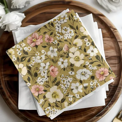 Elegant Floral Design Napkins for Any Occasion