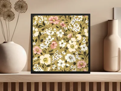 Elegant Floral Art Print for Botanical Wall Decor