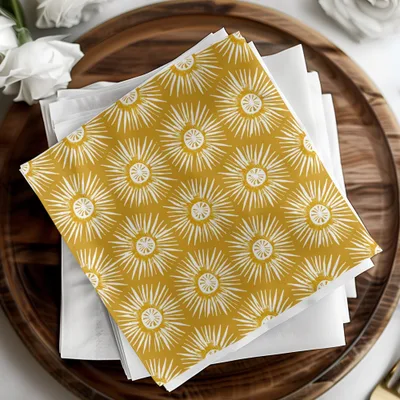 Mustard Floral Seamless Pattern, Digital Download, Flower Pattern for Fabric, Hand Drawn Floral Repeat Pattern, Digital Paper (139) - Moore and Mountain