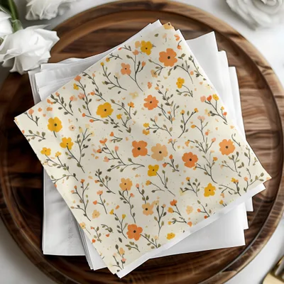 Floral Pattern Springtime Design Napkin Set product