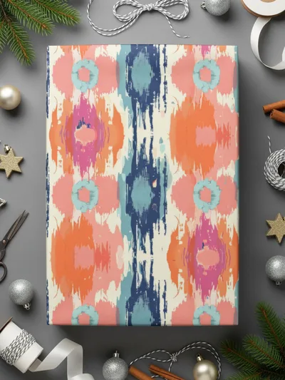 Colorful Abstract Pattern Gift Wrapping Paper